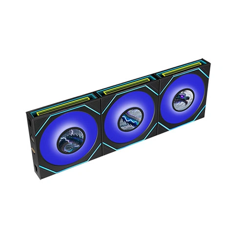 Lian Li UNI Fan SL INF LCD Flex Wireless ARGB 120mm Reverse Blade Triple Pack Cabinet Fan